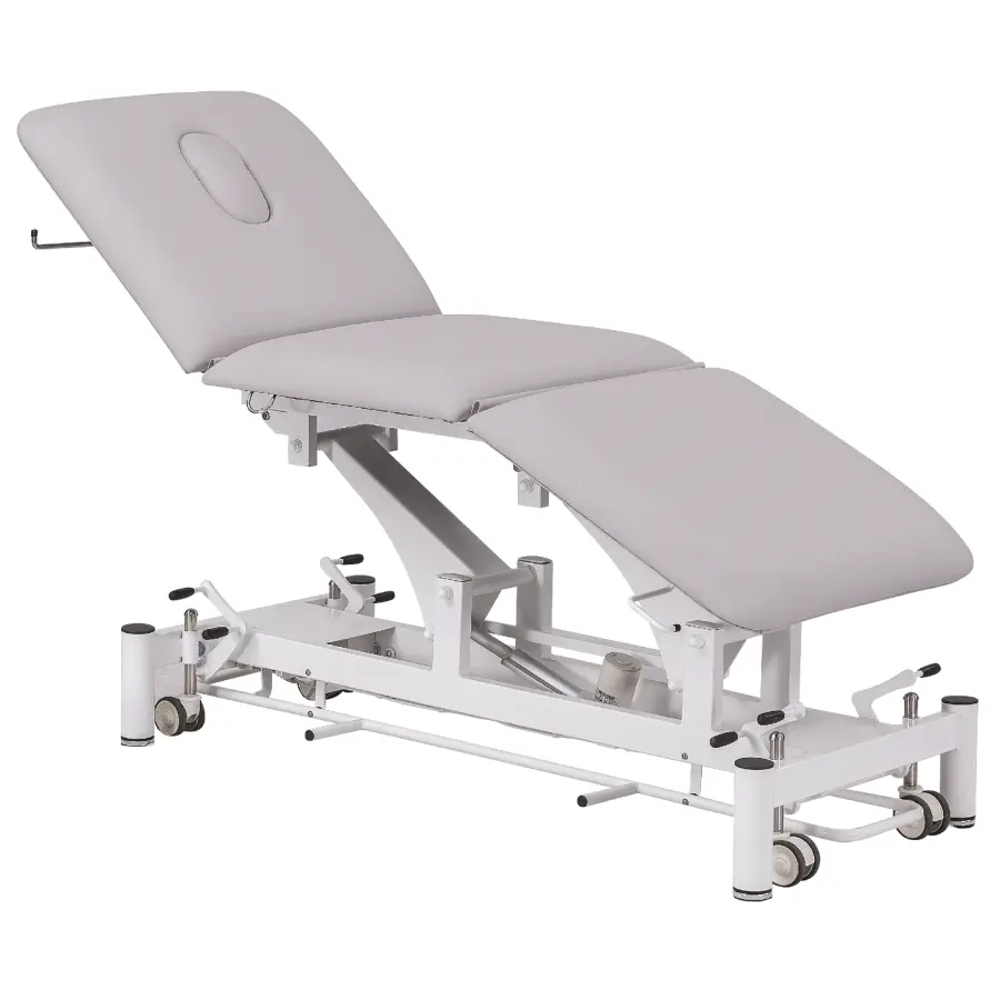 FYZIO 38, lehátko vyšetřovací zdravotní, ovladání nožním rámem, 3-segmentové, elektricky stavitelné,